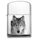 Graviruotas žiebtuvėlis "WOLF PORTRAIT"